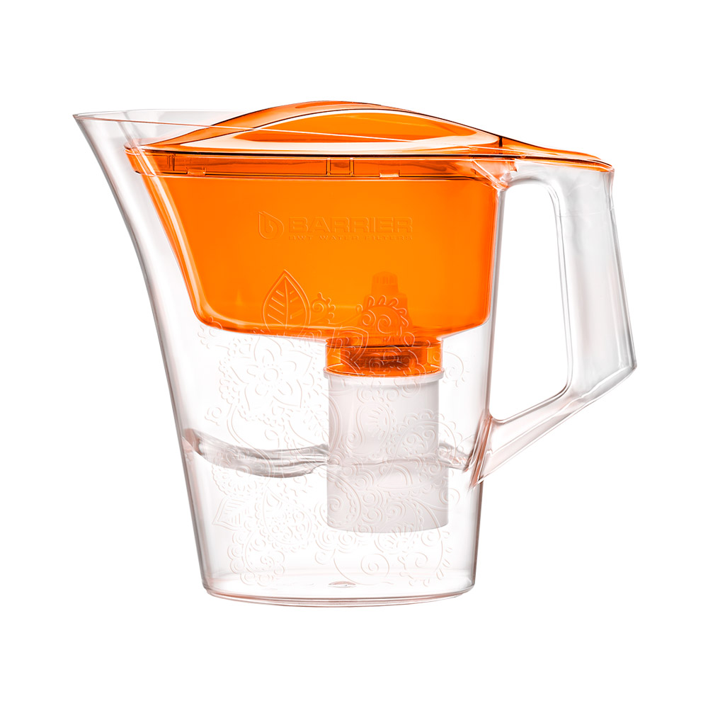 Фильтр-кувшин для очистки воды «БАРЬЕР Танго» оранжевый с узором БАРЬЕР BEL